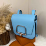 Hermès Della Cavalleria Mini Bag Blue Epsom Calfskin Silver Hardware - Default Title - View 2