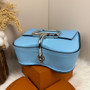 Hermès Della Cavalleria Mini Bag Blue Epsom Calfskin Silver Hardware - Default Title - View 5