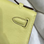 Hermes Kelly Bag 22 Lemon Swift Leather Gold Hardware - Default Title - View 9