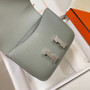 Hermes Constance Bag Gray Epsom Leather Silver H2507 - Default Title - View 6