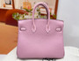 Hermès Birkin Bag Pink Crocodile Togo Gold Hardware H8611 - W25×H20×D13cm - View 6