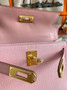 Hermès Kelly II Sellier Mini 2024 Goatskins Pink Leather Gold - Default Title - View 8