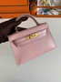 Hermès Kelly II Sellier Mini 2024 Goatskins Pink Leather Gold - Default Title - View 1