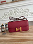 Hermès Constance bag in Red Epsom leather H382658 - Gold - View 2