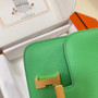 Hermes Constance Bag Epsom Green Leather Gold H2542 - Default Title - View 6