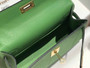 Hermes Kelly Mini II Bag 19 Gold Hardware with Epsom Light Green - Default Title - View 3