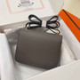 Hermes Constance Bag Epsom Dark Gray Leather Gold H2548 - Default Title - View 3