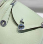 Hermes Lindy Mini Bag Light Green Togo Leather Gold Hardware H8651 - Default Title - View 7
