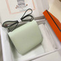 Hermes Constance Bag 19 Light Green Epsom Leather Silver H083921 - Default Title - View 4