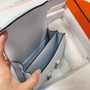 Hermes Constance Bag Light Blue Epsom Leather Silver H2511 - Default Title - View 7
