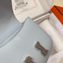 Hermes Constance Bag Light Blue Epsom Leather Silver H2511 - Default Title - View 8