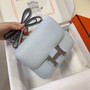 Hermes Constance Bag Light Blue Epsom Leather Silver H2511 - Default Title - View 4