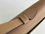 Hermès Kelly Cut Clutch 31cm Swift Leather Kakhi Silver - Default Title - View 5