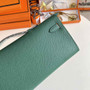 Hermès Kelly Cut Clutch 31cm Epsom Leather Dark Green Gold - Default Title - View 3