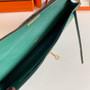 Hermès Kelly Cut Clutch 31cm Epsom Leather Dark Green Gold - Default Title - View 6
