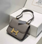 Hermes Constance 23 Box Epsom Leather Dark Gray Gold H082805 - Default Title - View 4