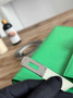 Hermes Kelly Bag 19 Epsom Leather Green Silver H82347 - Default Title - View 7
