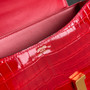 Hermes Constance Crocodile Leather Bag Red Gold H282281 - 19cm - View 7