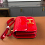 Hermes Constance Crocodile Leather Bag Red Gold H282281 - 19cm - View 5