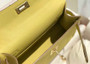 Hermes Kelly Mini II Bag 19 Gold Hardware with Epsom lemon yellow - Default Title - View 4