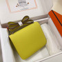 Hermes Constance Bag Yellow Epsom Leather Silver H2503 - Default Title - View 3