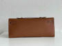 Hermès Kelly Cut Clutch 31cm Swift Leather Brown Silver - Default Title - View 3