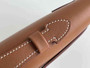 Hermès Kelly Cut Clutch 31cm Swift Leather Brown Silver - Default Title - View 5