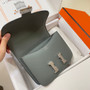 Hermes Constance Bag Dark Gray Epsom Leather Silver H2519 - Default Title - View 6