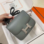Hermes Constance Bag Dark Gray Epsom Leather Silver H2519 - Default Title - View 2