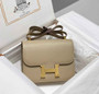 Hermes Constance 23 Box Epsom Leather Light Gray Gold H082803 - Default Title - View 1