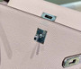 Hermes Kelly Bag 25 Light Pink Epsom Leather Silver Hardware H7101 - Default Title - View 5
