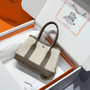 Hermes Mini Neo Garden 23 Bag, H086418 Beige canvas - Black - View 5