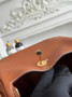 Hermes Lindy Mini Bag Togo Leather Brown Gold H68600 - Default Title - View 8