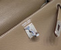 Hermes Kelly Mini II Bag Dark Gray Epsom with Silver Hardware 19 - Default Title - View 6