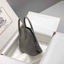 Hermes Bolide 1923 Bag 25 in Gray Epsom Calfskin Silver Hardware - Default Title - View 4