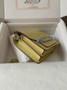 Hermès Mini Roulis Bag Light Yellow Evercolor Silver Hardware H50330 - Default Title - View 4
