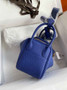 Hermes Lindy Mini Bag Dark Blue Togo Leather Gold Hardware H8610 - Default Title - View 2