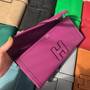 Hermes Jige 29 Wallet Clutch In Epsom Leather Purple - Default Title - View 6