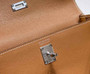Hermès Kelly Danse II brown Evercolor leather with silver - Default Title - View 5