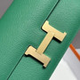 Hermes Constance Box Epsom Leather Green Gold H082697 - Default Title - View 6