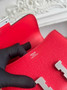 Hermes Constance Epsom Leather 19cm Red Silver H082226 - Default Title - View 7
