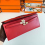 Hermès Kelly Cut Clutch 31cm Epsom Leather Red Silver - Default Title - View 6