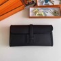 Hermes Jige Elan 29 Wallet Clutch In Epsom Leather Black - Default Title - View 1