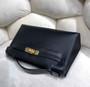 Hermes Kelly Bag 22 Black Swift Leather Gold Hardware - Default Title - View 2