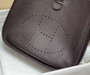 Hermès Evelyne III 29 Taurillon Clemence Shoulder Bag Coffee Silver - Default Title - View 9