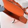 Hermès Sac Dépêche 21 – Looped Handle & Lockable Clasp – Orange Epsom Calfskin - Default Title - View 9