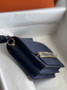 Hermès Mini Roulis Bag Navy Blue Evercolor Gold Hardware H50310 - Default Title - View 3