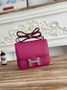 Hermes Constance Epsom Leather 19cm Purple Silver H082220 - Default Title - View 1