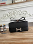 Hermès Constance bag in Black Epsom leather H382680 - Gold - View 2