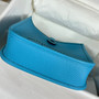Hermes Evelyne III 17 Blue Togo Leather Bag Gold H5612 - Default Title - View 5